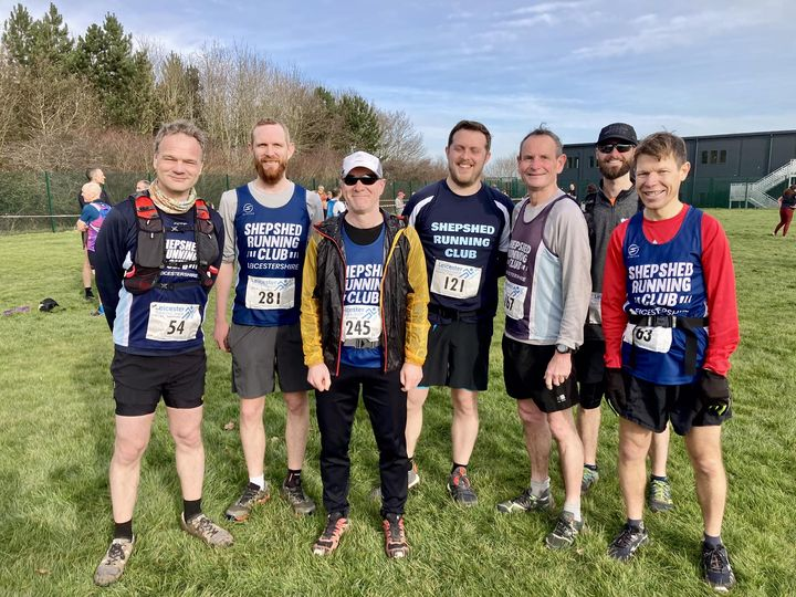 Shepshed members after the Charnwood Hills race
