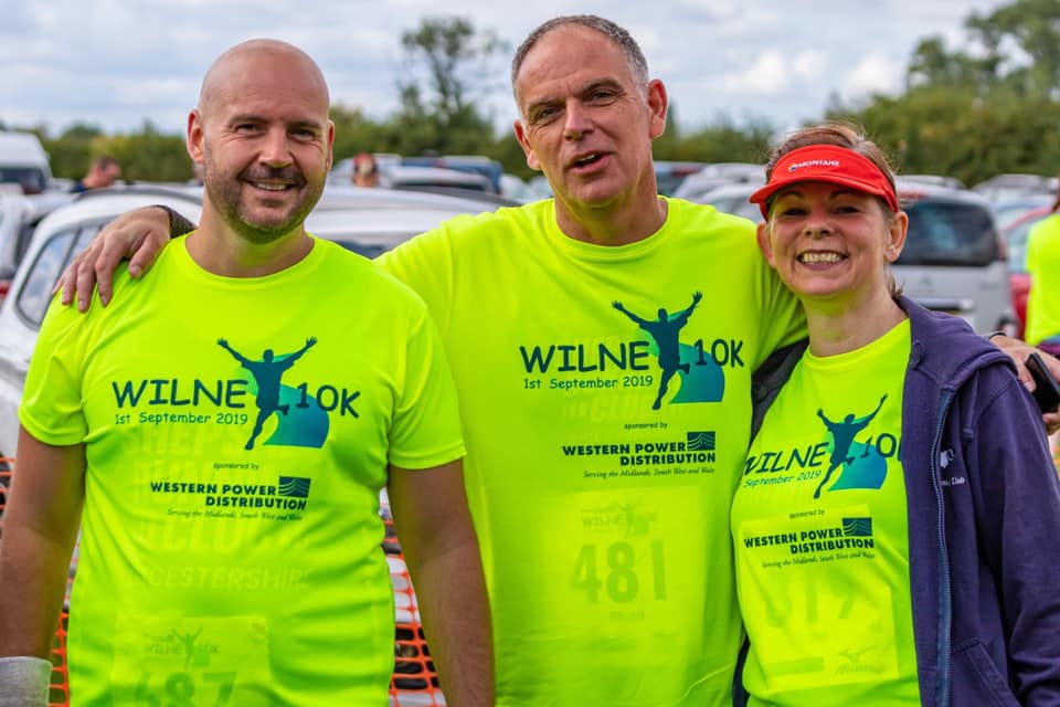 three runners after the race